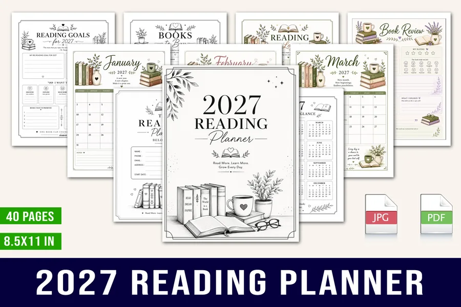 2027 Reading Planner