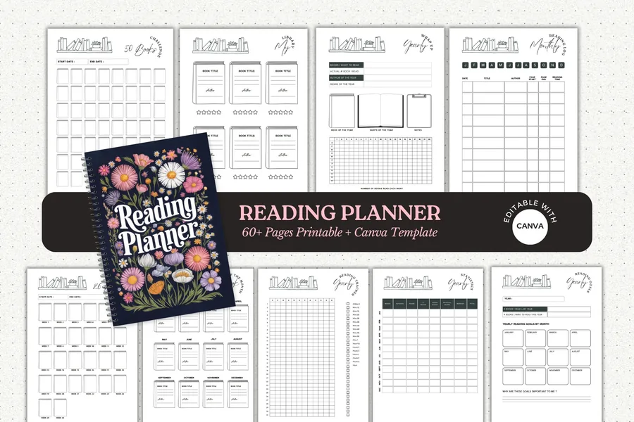 Reading Planner Journal Template